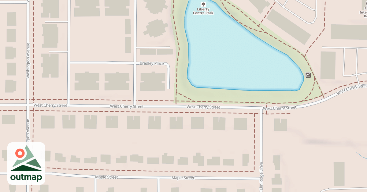 Map of North Ridge Trail