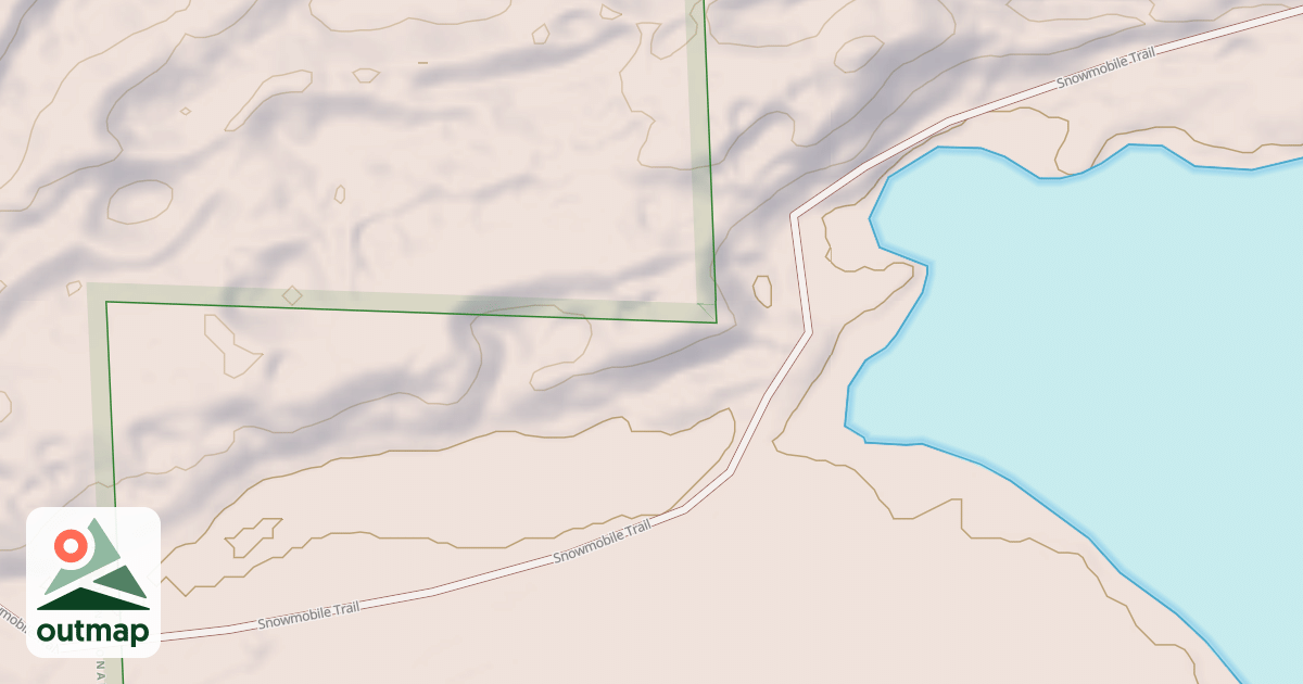 Map of EXPRESSWAY SNOWMOBILE ROUTE