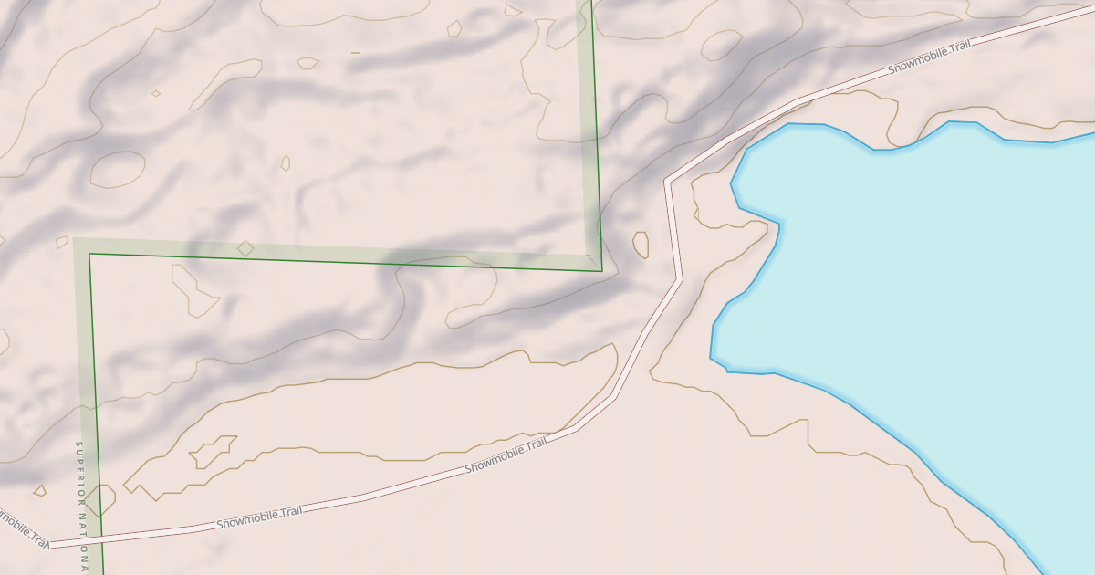 Map preview of EXPRESSWAY SNOWMOBILE ROUTE