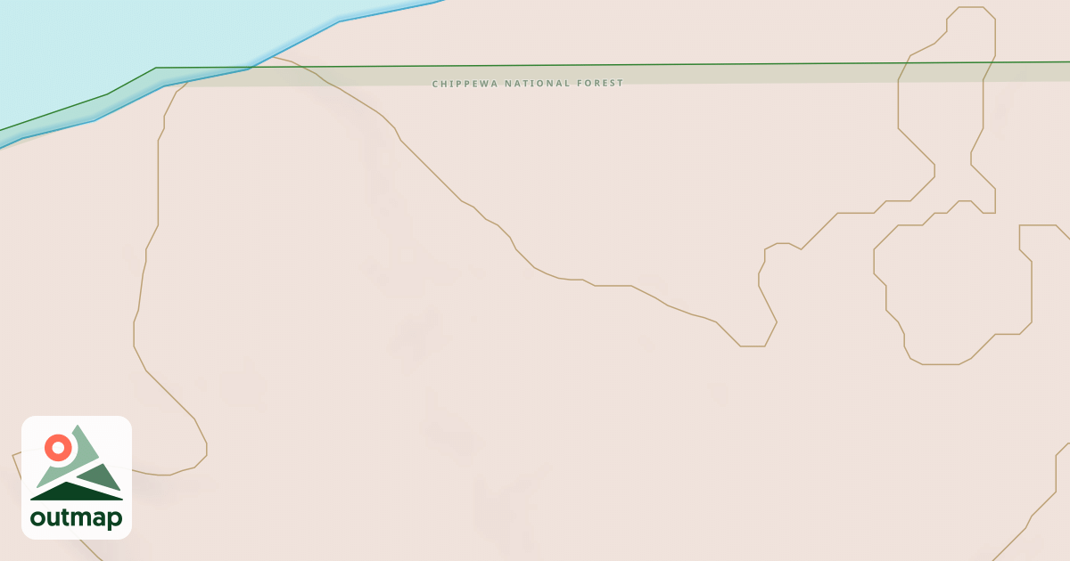 Map of EAST SCHRAM LAKE