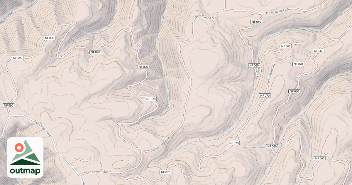 Map of LITTLE BUTTE
