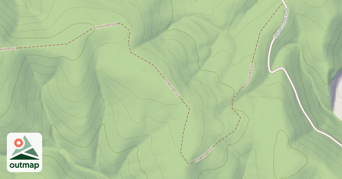Map of TURKEY RIDGE