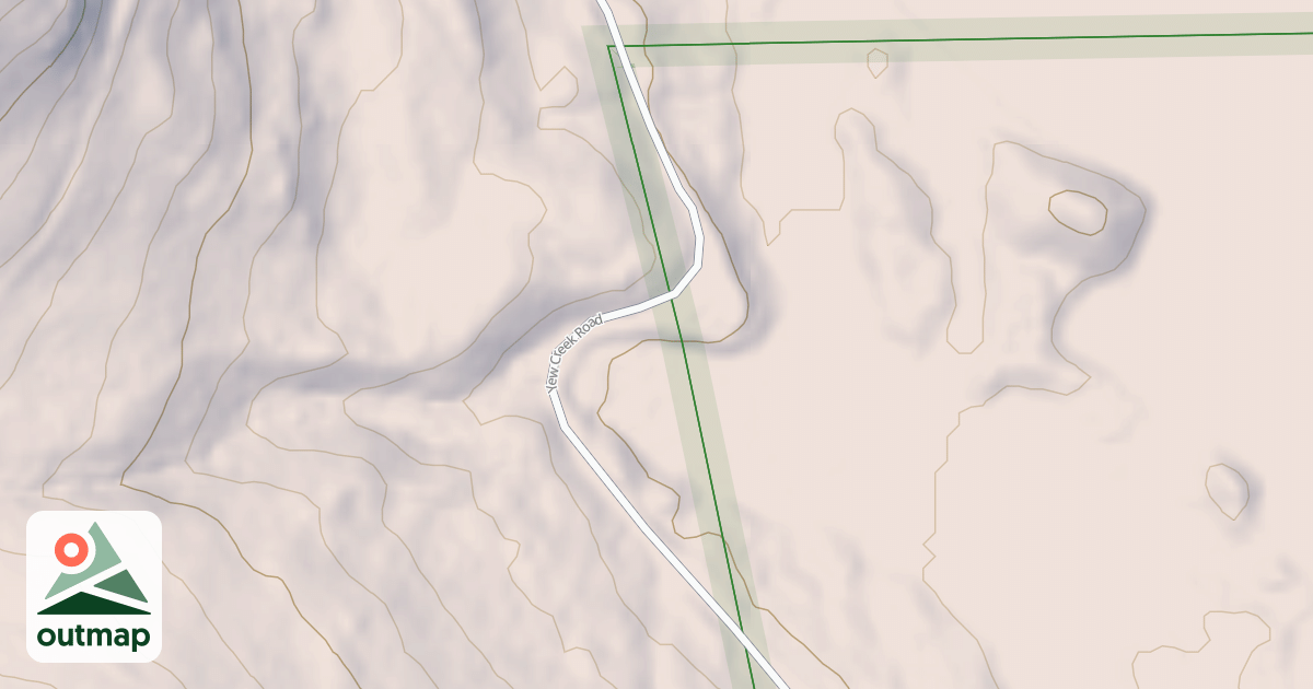 Map of Crane Mtn Snowmobile