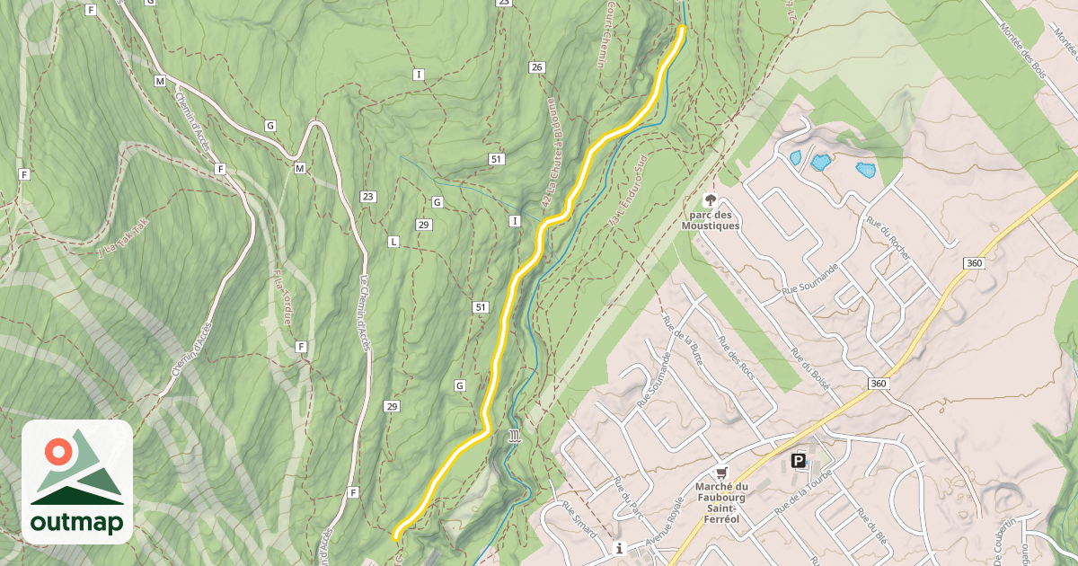 Map of 15 Sentier Jean Larose