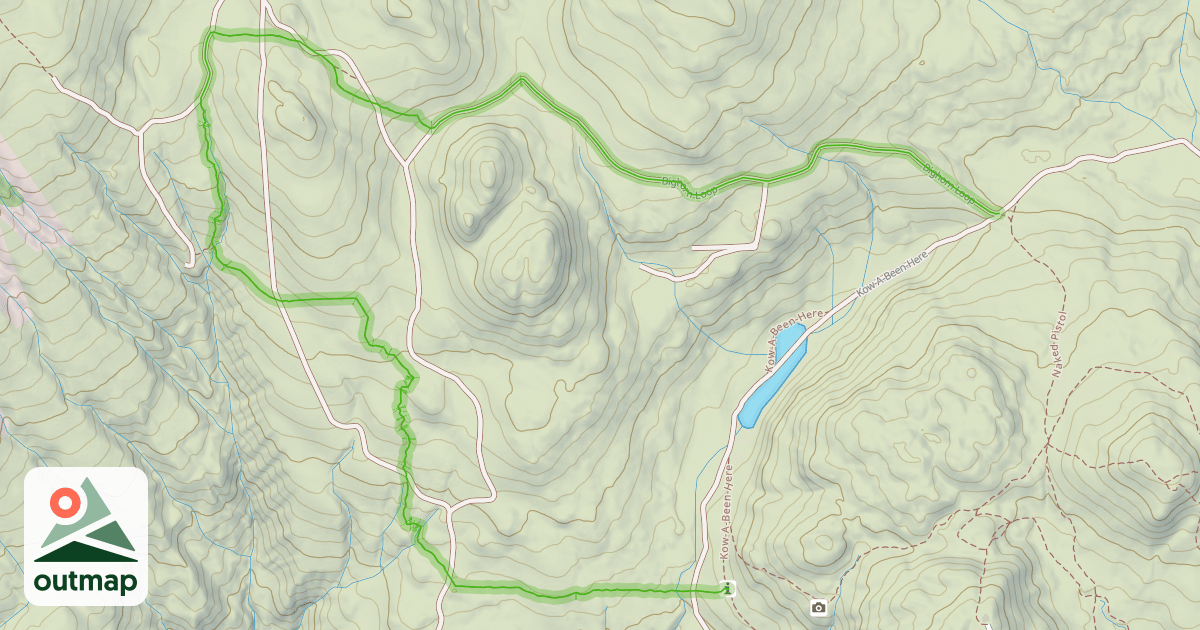 Map of Bighorn Loop