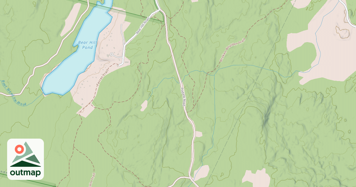 Map of Podunk Road