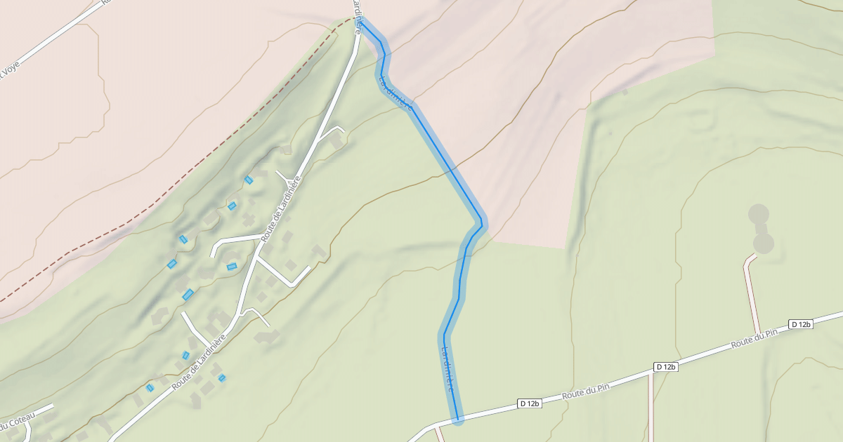 Map preview of Lardinière