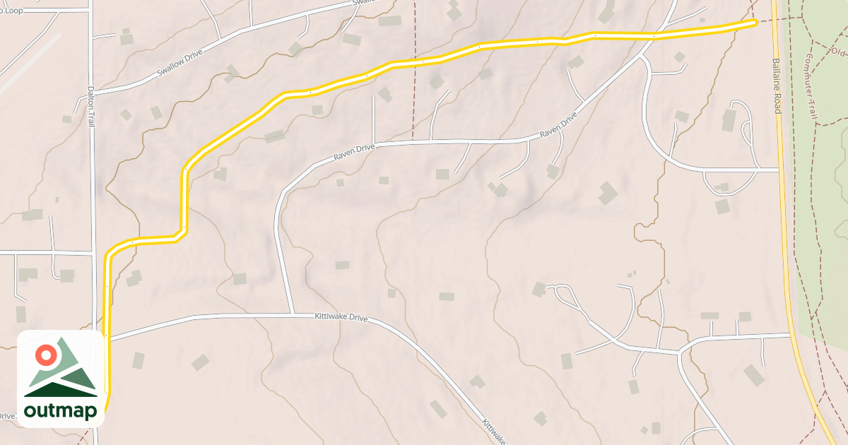 Map of Skarland Trail