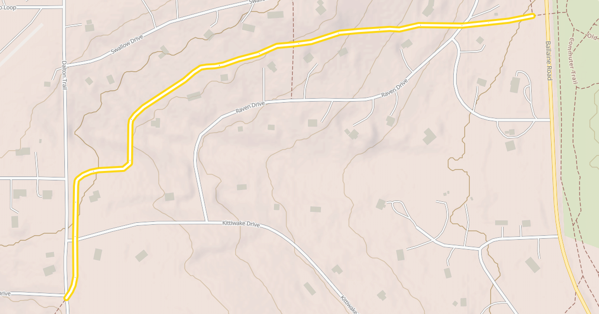 Map preview of Skarland Trail