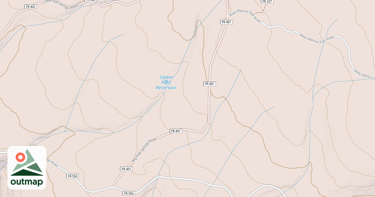 Map of BIG POLE SPRINGS