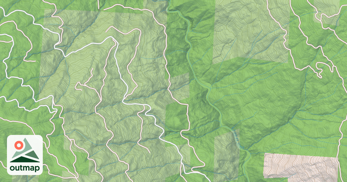 Map of ELK RIDGE NORTH