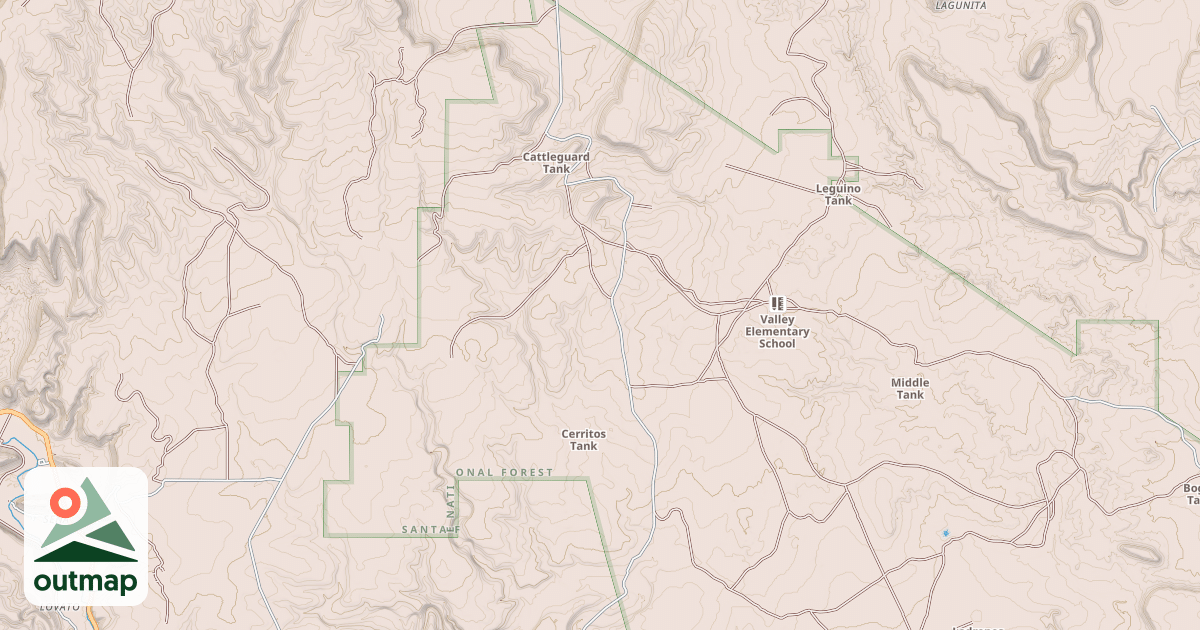 Map of EL PUEBLO