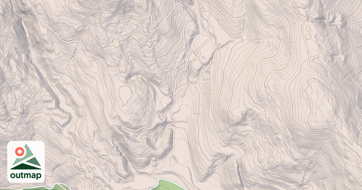Map of BOWEN MTN