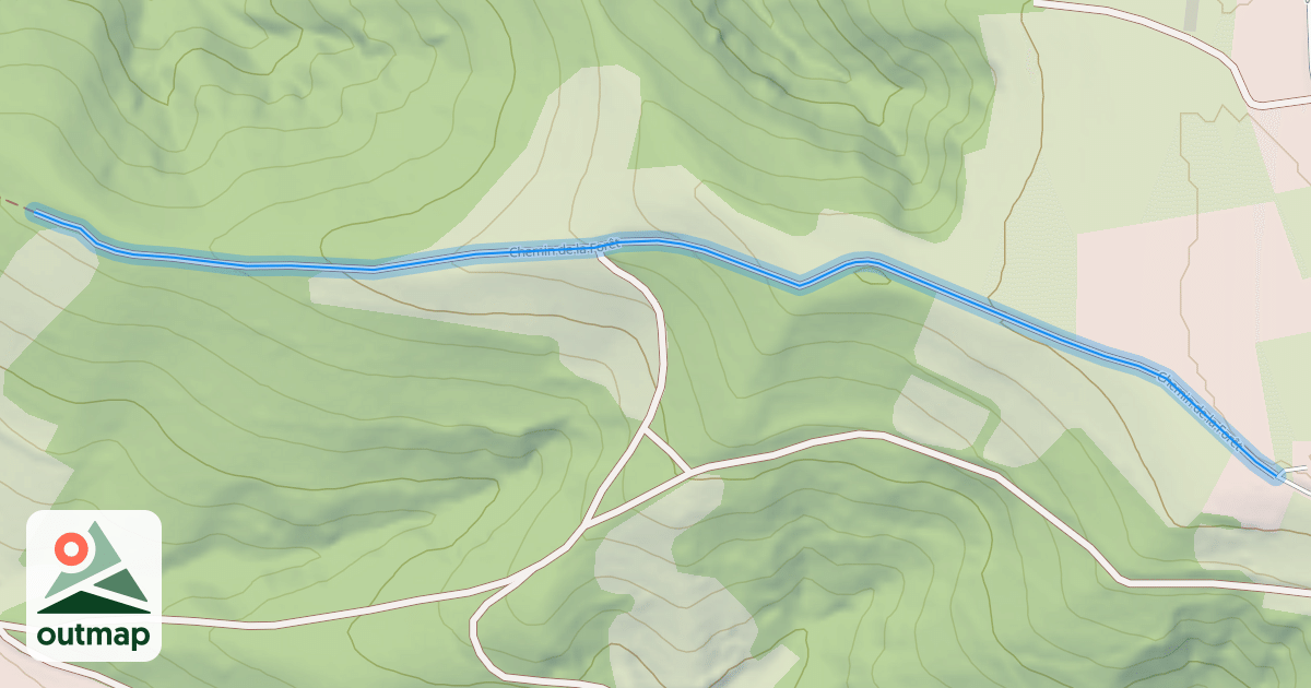 Map of Chemin de la Forêt