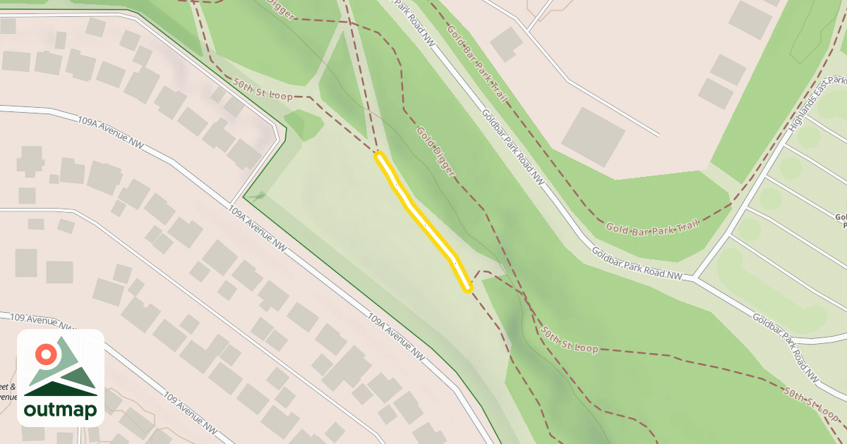 Map of 50th St Loop