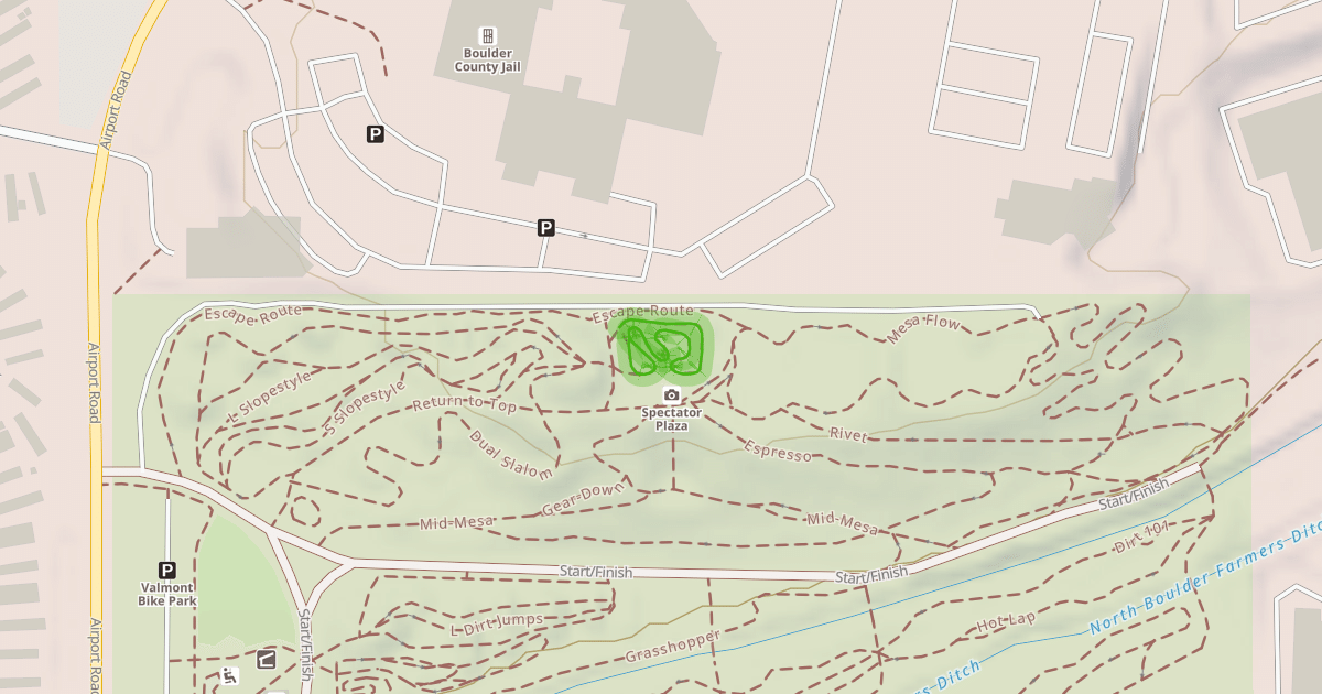 Map preview of Mesa Top Pump Park