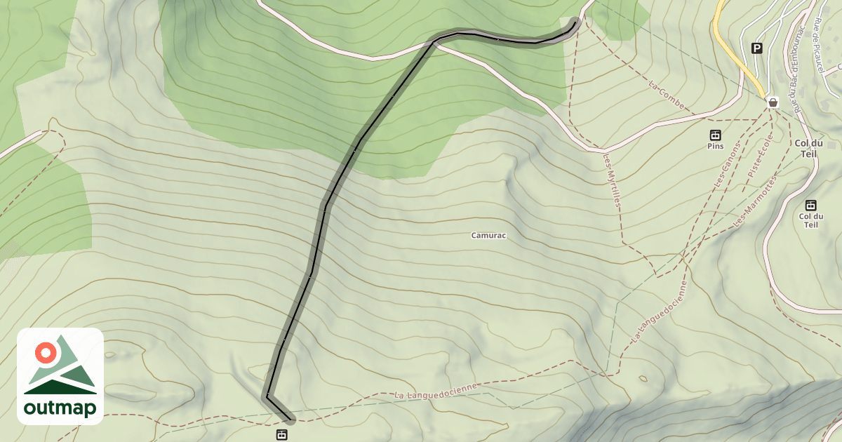 Map of Les Perdreaux