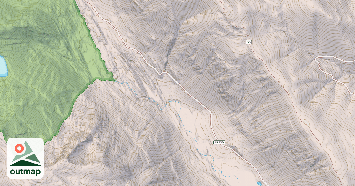 Map of GRAVES CREEK