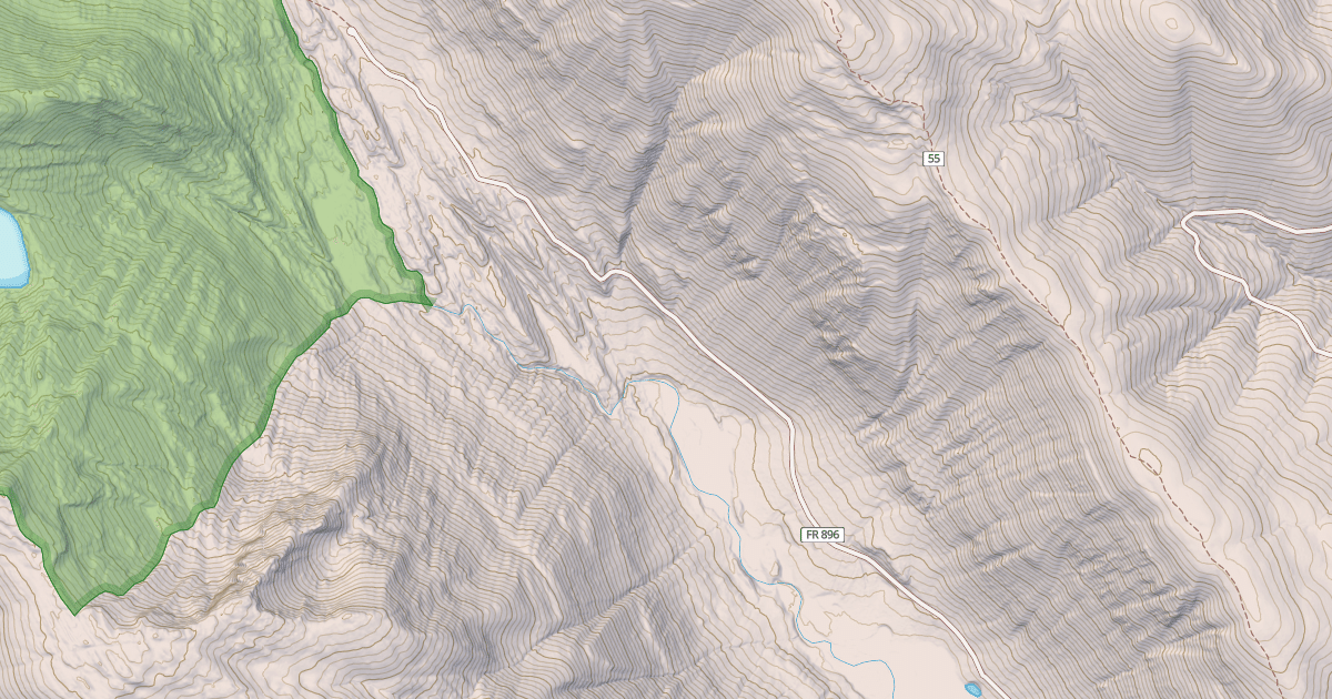 Map preview of GRAVES CREEK