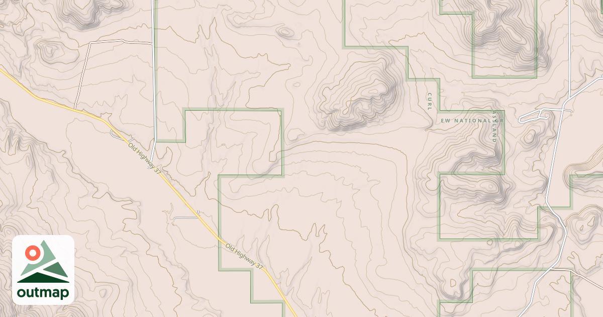 Map of ROCK KNOB
