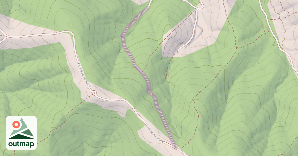 Map of Piste du Fournier