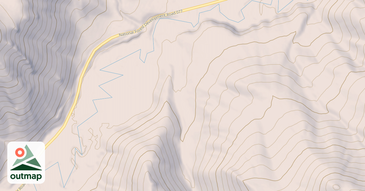 Map of Horse Creek