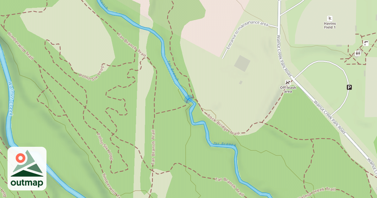 Map of Rock Bridge