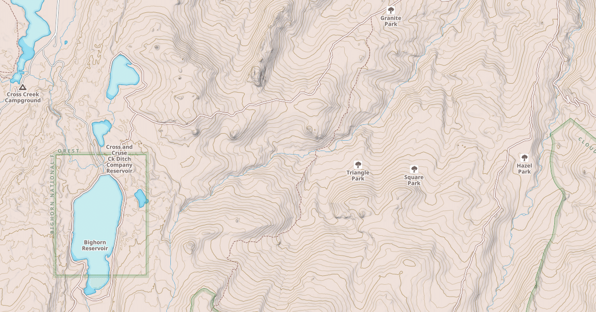 Map preview of USFS Motor Vehicle Use Map Trails 4250
