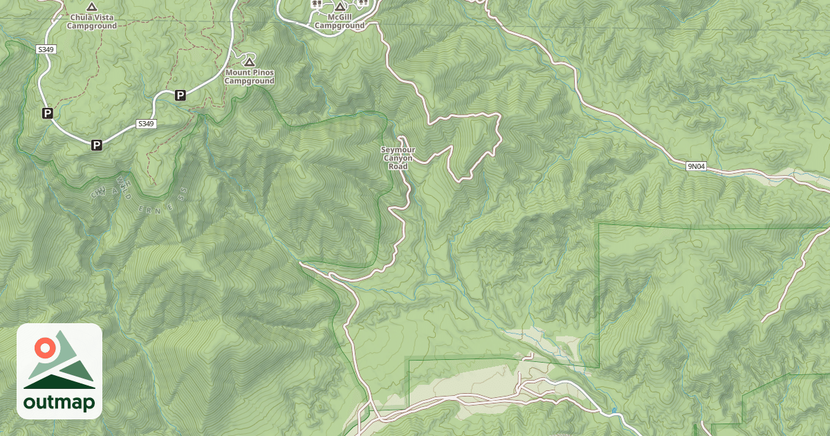Map of SEYMOUR CREEK