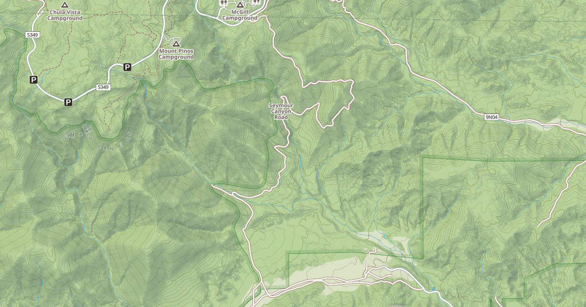 Map preview of SEYMOUR CREEK