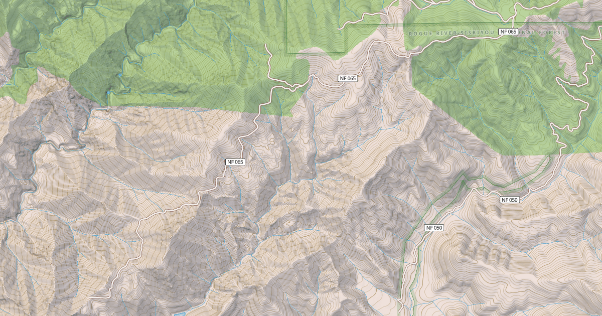 Map preview of HAWK CREEK