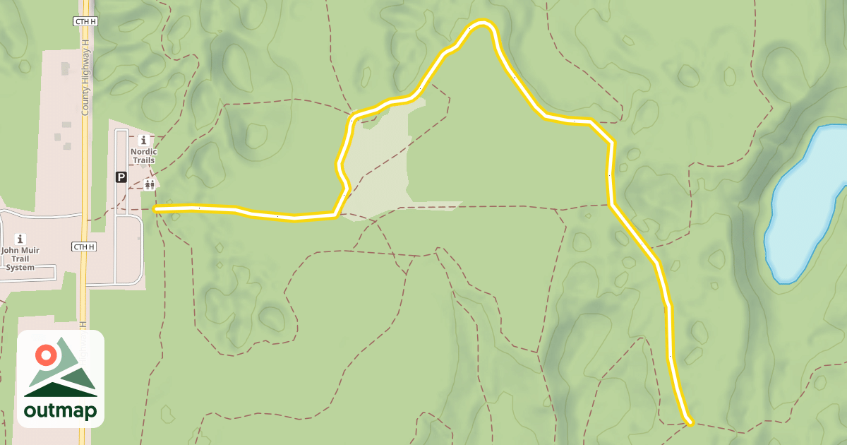 Map of Green Trail