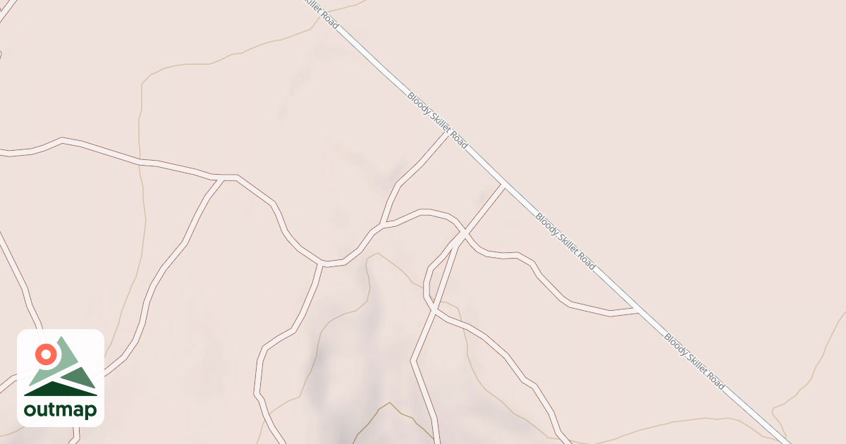 Map of Bloody Skillet ATV Trail