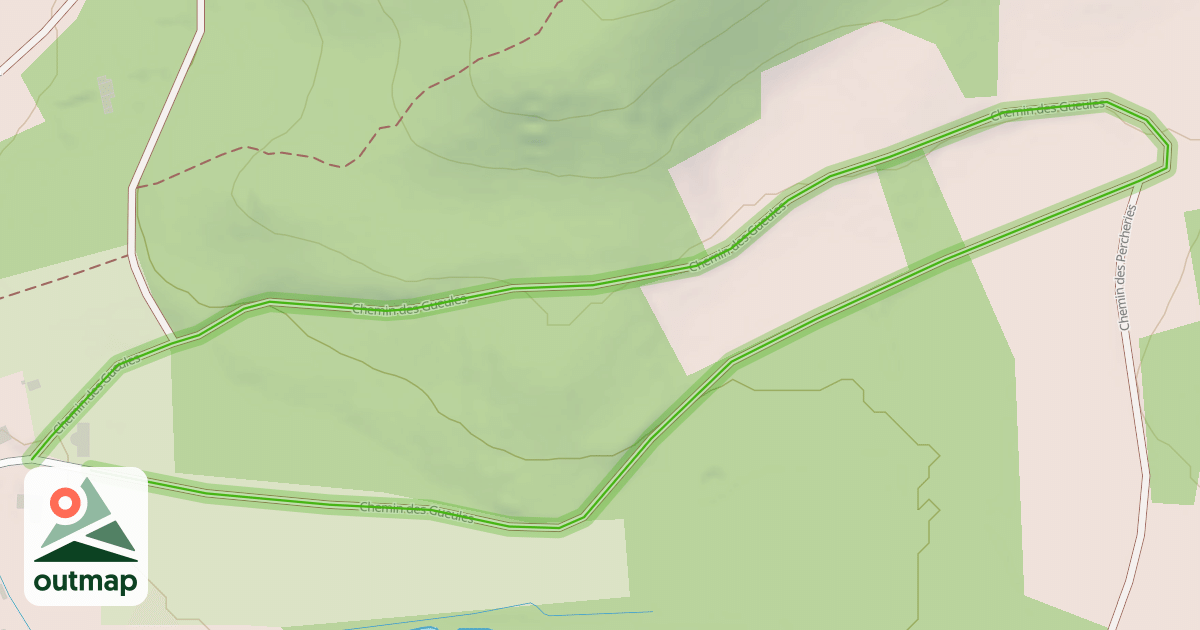 Map of Chemin des Gueules