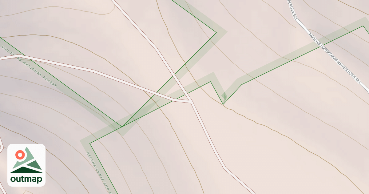Map of Hamilton Creek