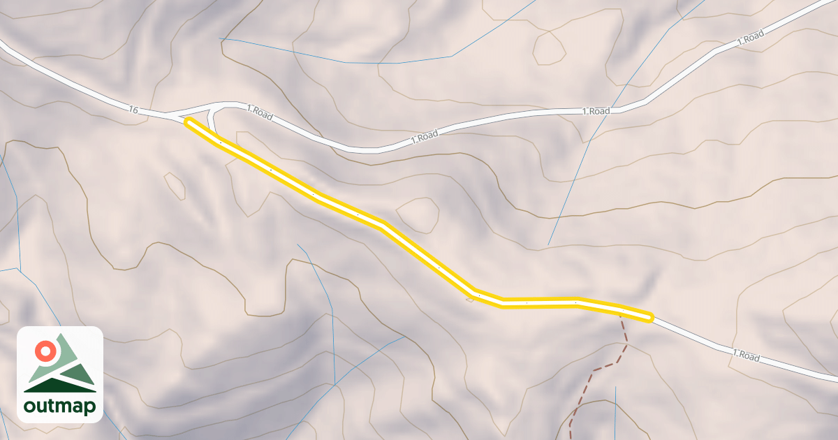 Map of 1 Road