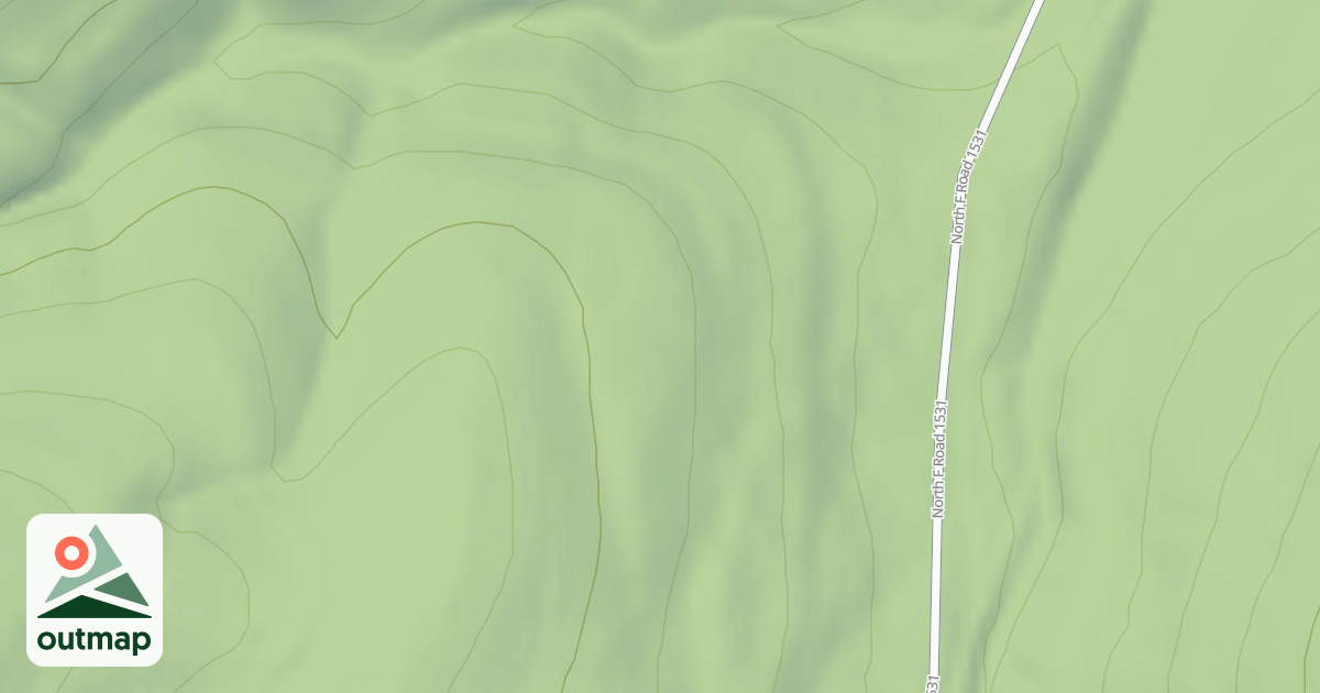 Map of USFS Motor Vehicle Use Map Roads {EE15A3B9-A498-46CD-A429-B8EEC21FED8F}