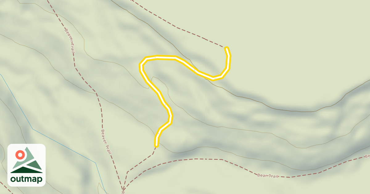 Map of Arctic Winter Games Trail
