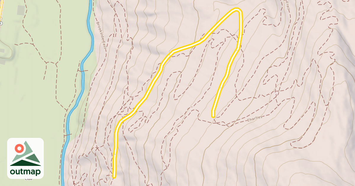 Map of Mount Peg Trail
