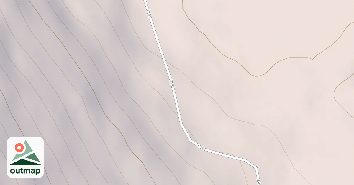 Map of Lower Cone Road