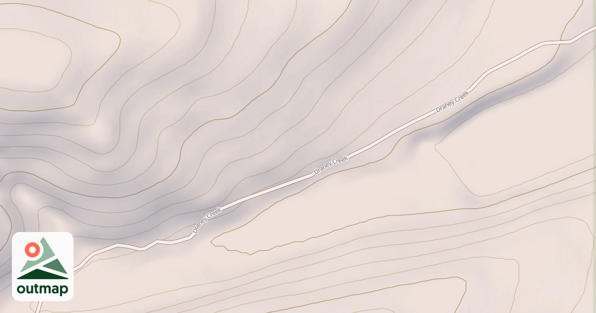 Map of DRANEY CREEK