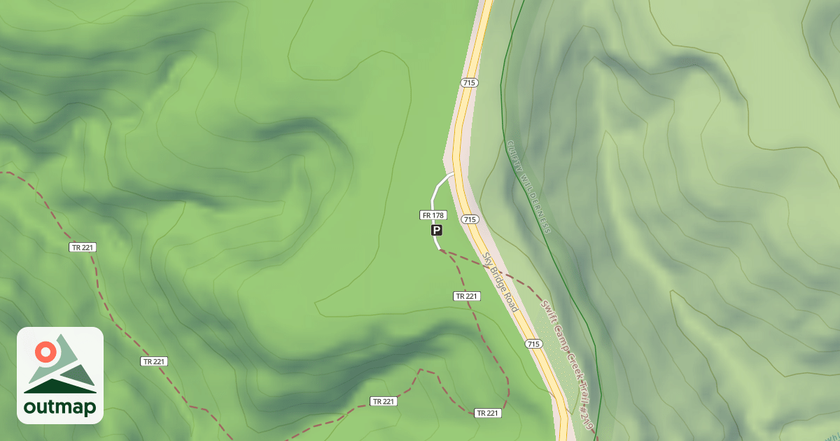 Map of PARCHED CORN PK LOT