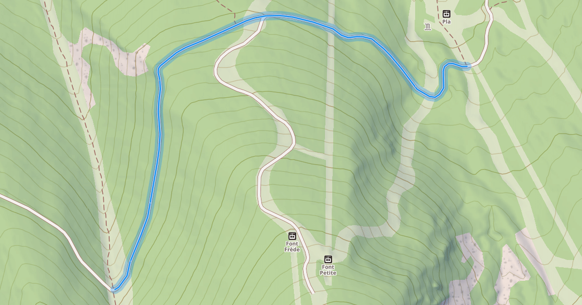 Map preview of Retour Pla