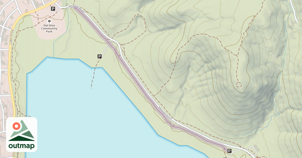 Map of Coast to Crest Trail
