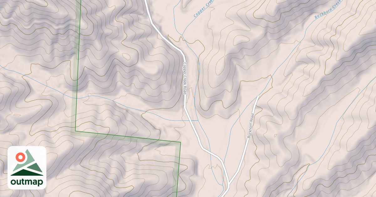 Map of COPPER CR.