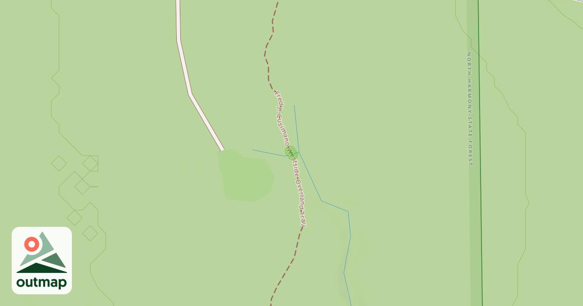Map of Fred J. Cusimano Westside Overland Trail