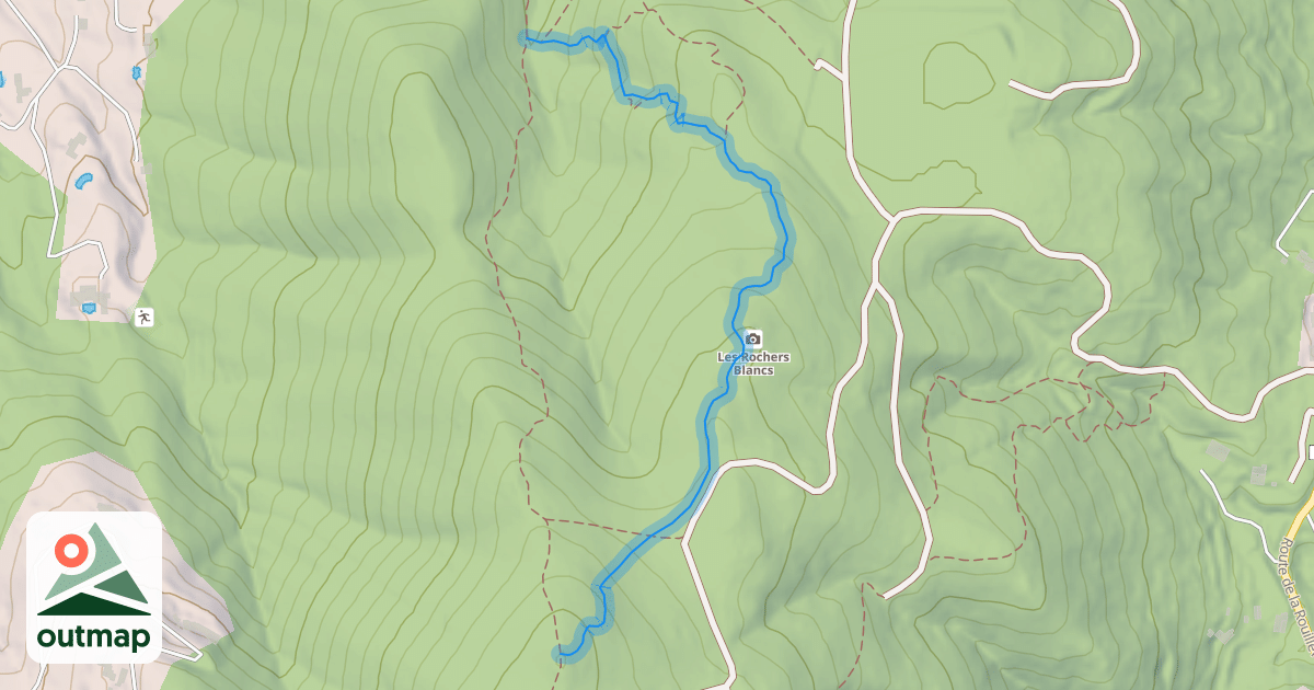 Map of Passe de la Bergeirouneto