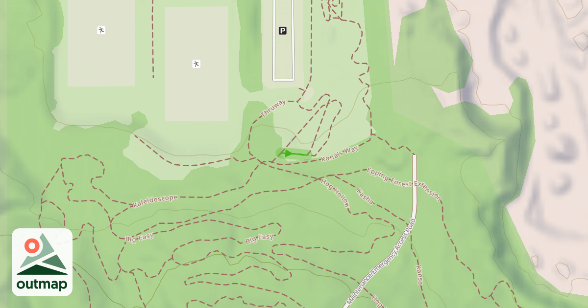 Map of Green Jump Line