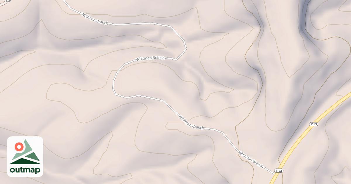 Map of WHITMAN BRANCH