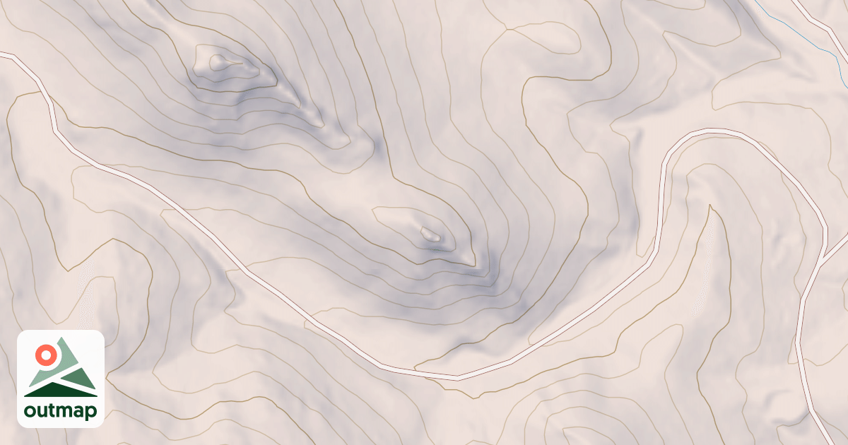 Map of BALD HILL BR 2B